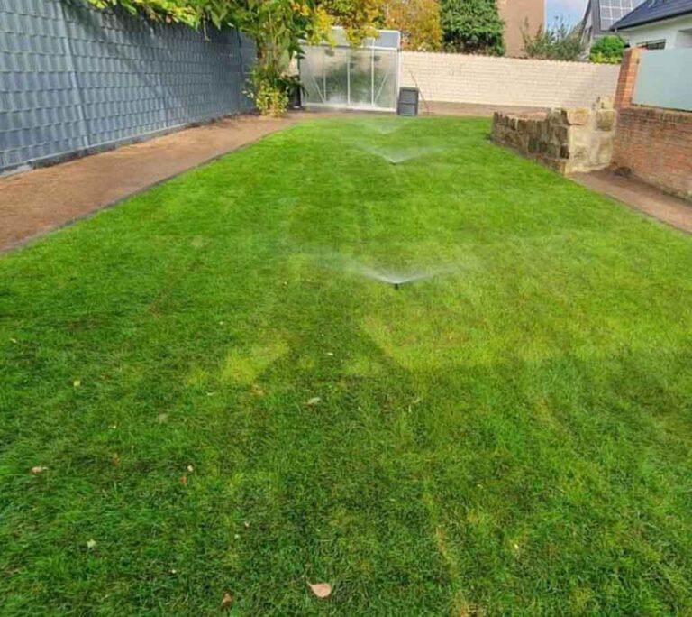 Bazid Daoud bei der Arbeit im Garten