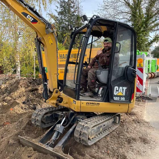 Eindruck von einer Baustelle